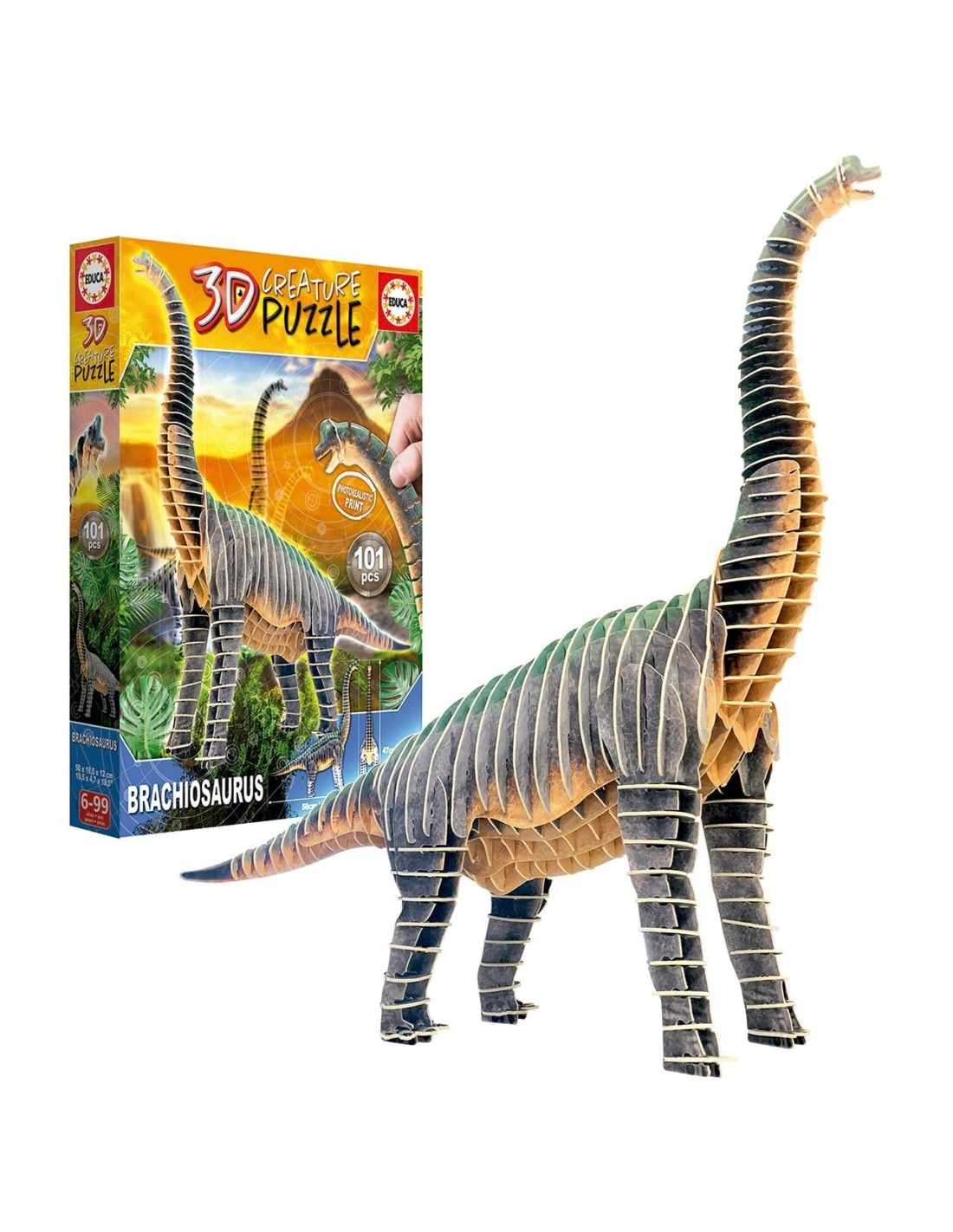 Puzzle 3D Dinosaurio